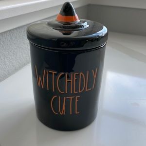 Rae Dunn. Witchedly Cute jar with lid